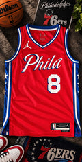 Maillot Jordan NBA Paul George Philadelphia 76ers #8 Statement Edition – L