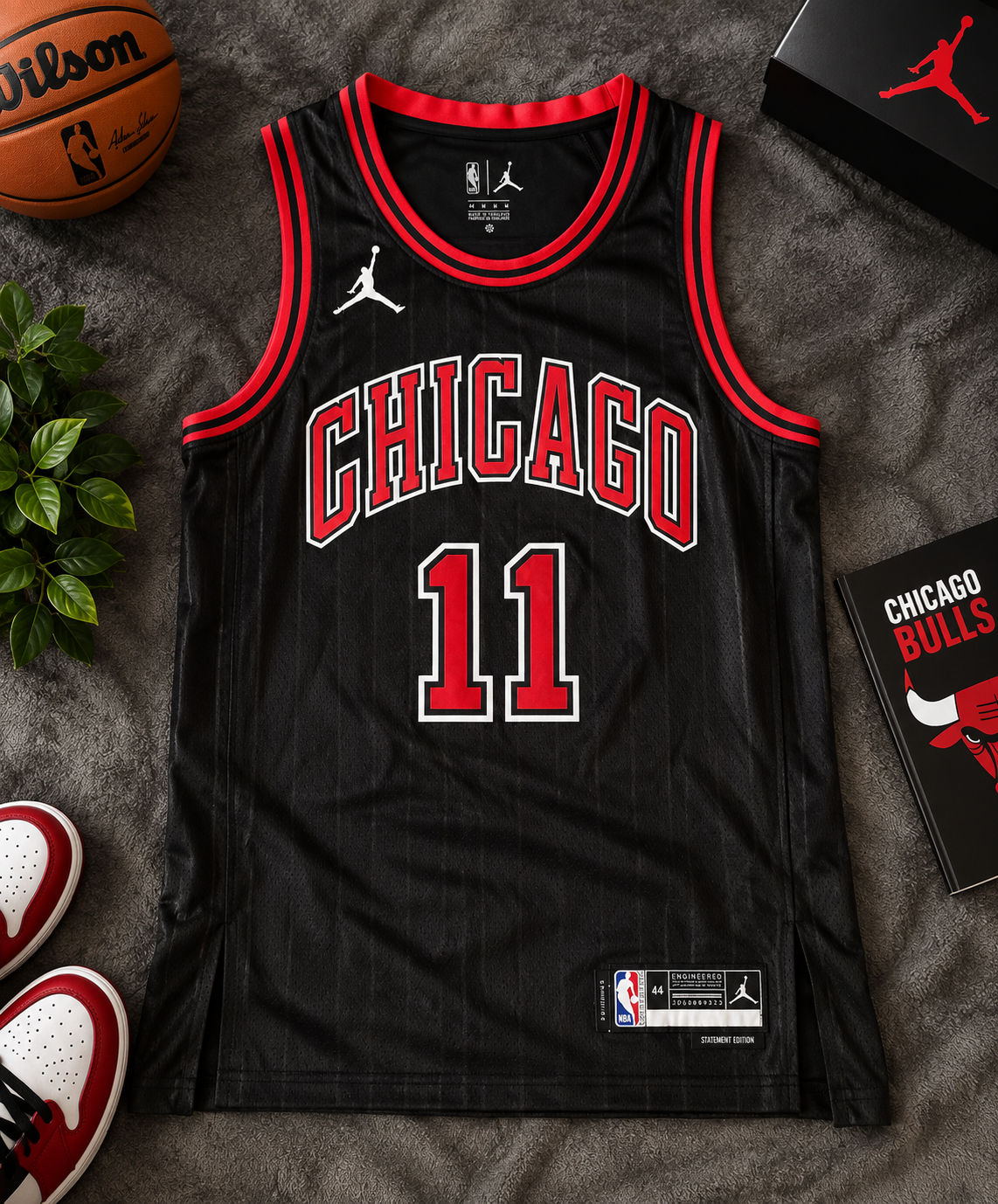 Maillot Jordan NBA DeMar DeRozan Chicago Bulls #11 Statement Edition – M