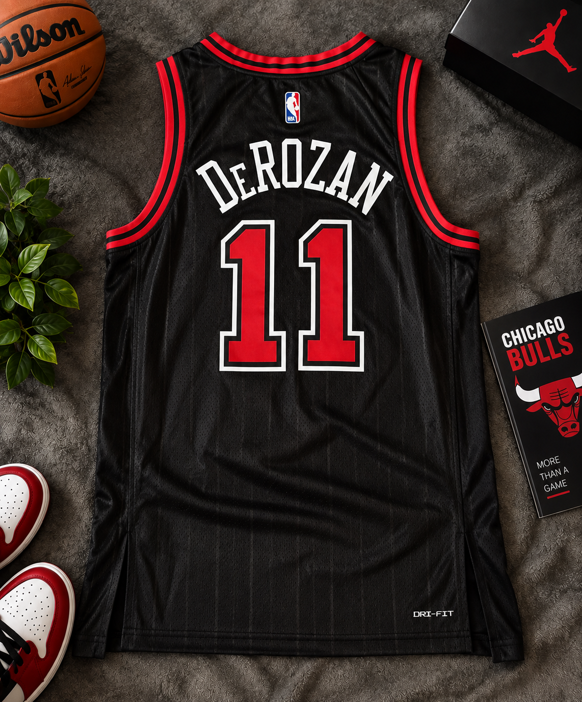 Maillot Jordan NBA DeMar DeRozan Chicago Bulls #11 Statement Edition – M