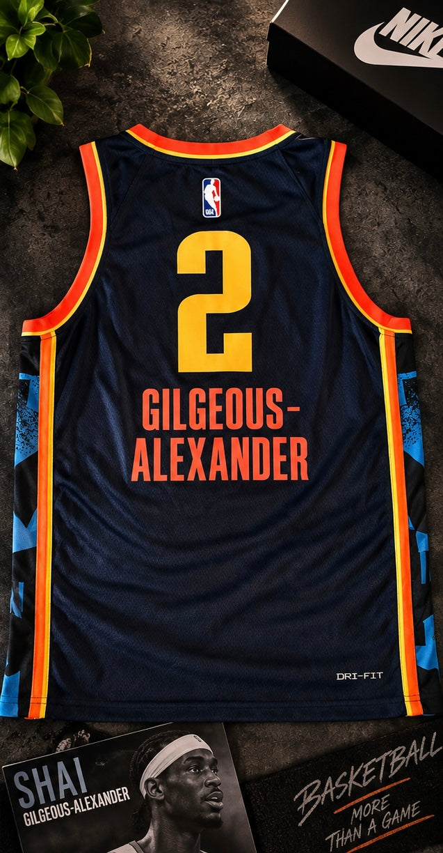 Maillot Nike NBA Shai Gilgeous-Alexander Oklahoma City Thunder #2 – M/44