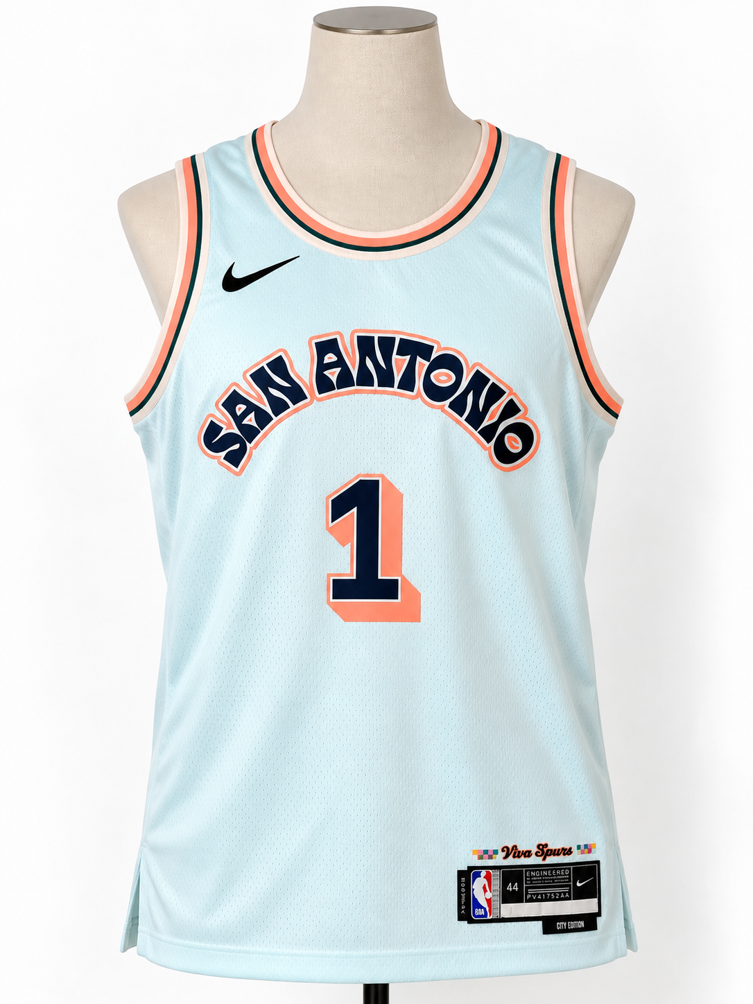 Maillot Nike NBA Victor Wembanyama San Antonio Spurs #1 City Edition – M
