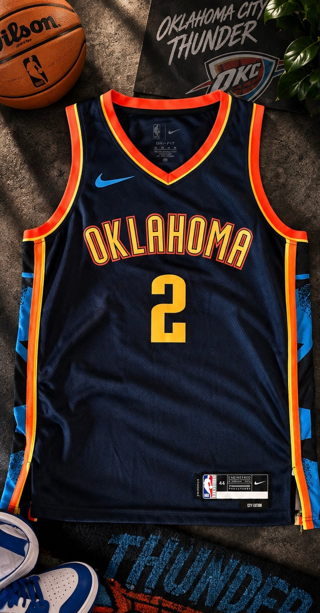 Maillot Nike NBA Shai Gilgeous-Alexander Oklahoma City Thunder #2 – M/44