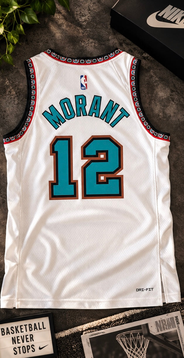 Nike NBA Vancouver Grizzlies Ja Morant #12 – Taille M/44 – Neuf sans étiquette