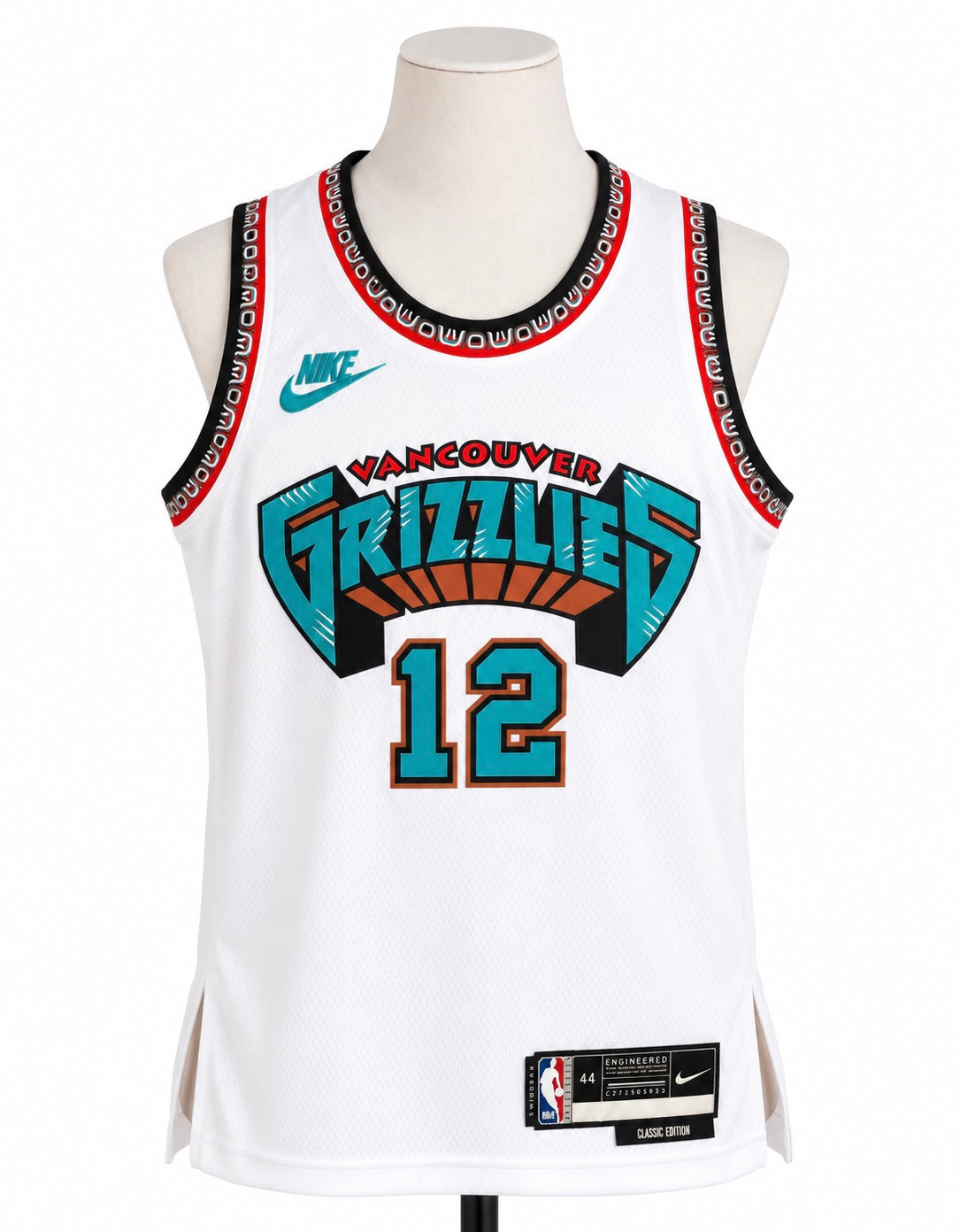 Nike NBA Vancouver Grizzlies Ja Morant #12 – Taille M/44 – Neuf sans étiquette